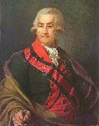 Dmitry Levitzky Portrait of General Iosif Igelstrom France oil painting artist